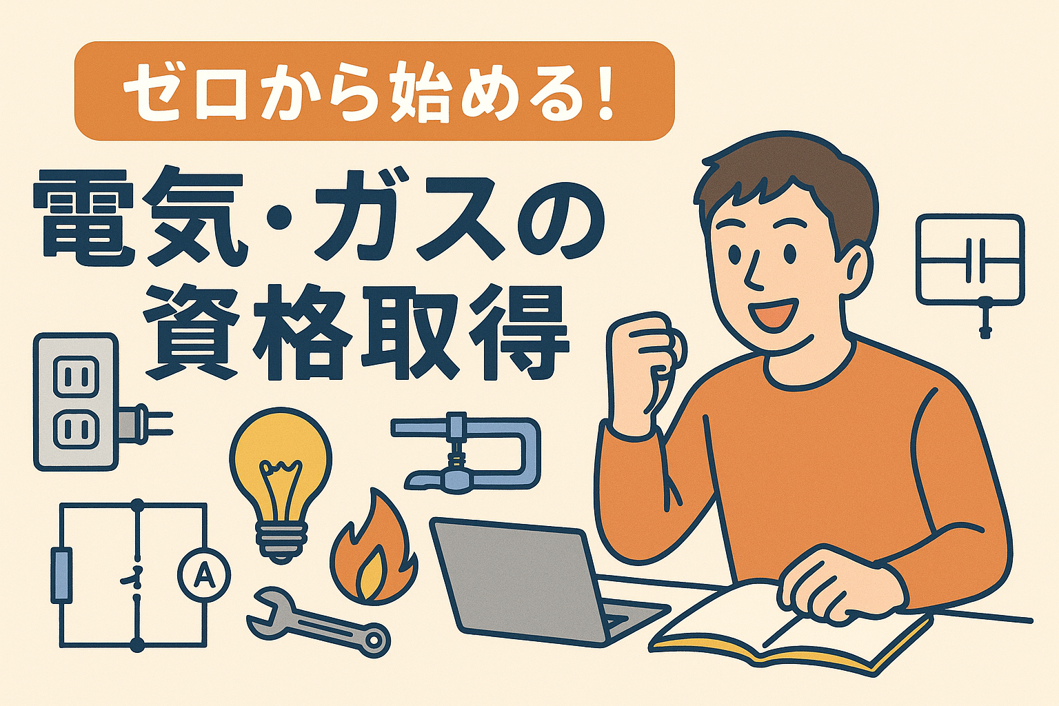 電気とガスの資格取得サイト